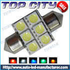 Topcity Festoon Light 6SMD 5050 18LM Cold white - Festoon LED